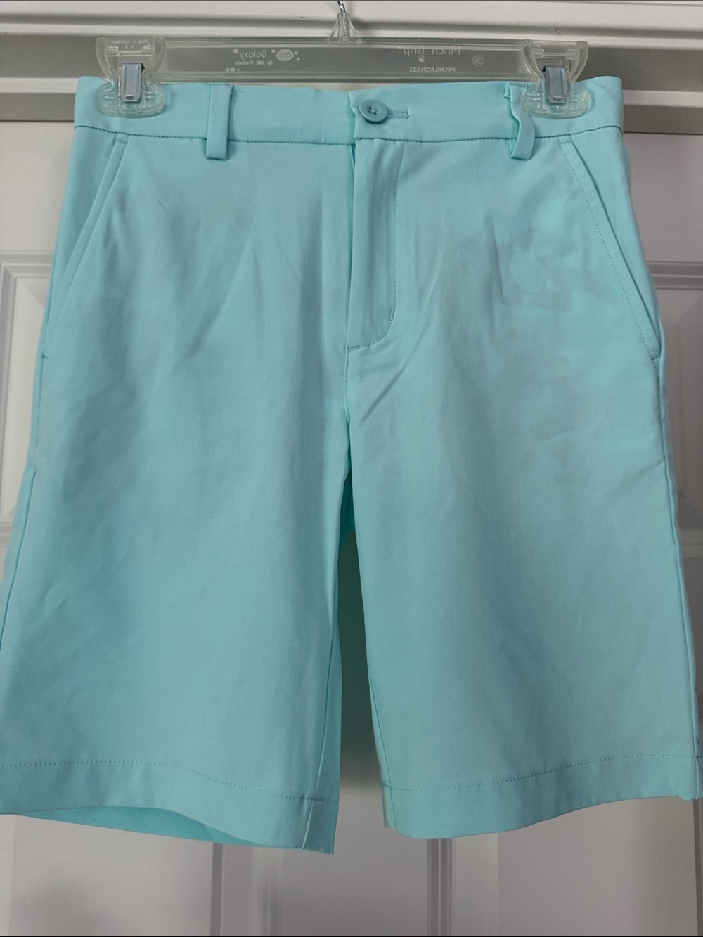 NWOT Boys Vineyard Vines Light Aqua Performance Shorts Size 12